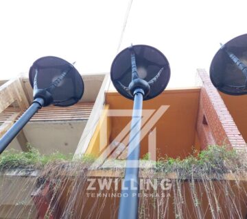 tiang lampu hias jalan