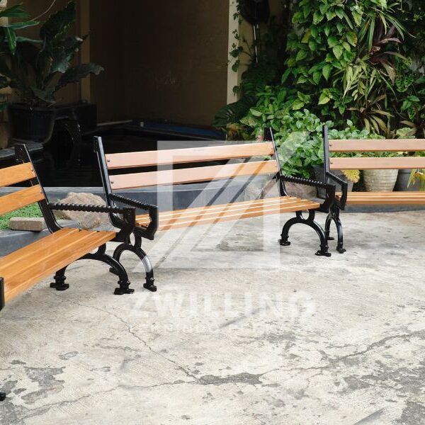 kursi taman besi minimalis