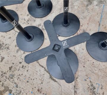 Kaki Meja Unik Bulat