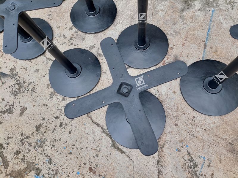 Kaki Meja Bulat Besi Modern